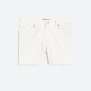 Liverpool Vickie Fray Hem shorts - white jean shorts